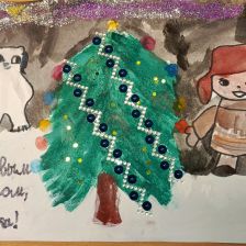 Елизавета Абрамова в конкурсе «Новогодняя ёлка для Умки»