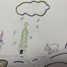 Милана Владиславовна Валеева в конкурсе «Новогодняя ёлка для Умки»