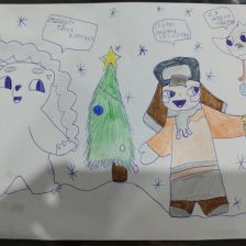 Ксения Андреевна Авдеева в конкурсе «Новогодняя ёлка для Умки»