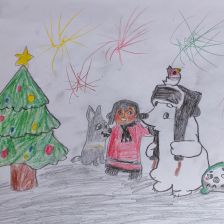 Даниил Игоревич Кириченко в конкурсе «Новогодняя ёлка для Умки»