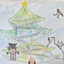 Фёдор 6 лет в конкурсе «Новогодняя ёлка для Умки»