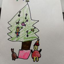 Александра Романовна Лукоянова в конкурсе «Новогодняя ёлка для Умки»