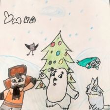 Луиза Тимуровна Галачиева в конкурсе «Новогодняя ёлка для Умки»