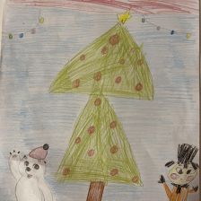 Аня Андреевна Баранова в конкурсе «Новогодняя ёлка для Умки»