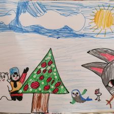 Кира Денисовна Юрина в конкурсе «Новогодняя ёлка для Умки»