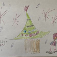 Мия Денисовна Шапошникова в конкурсе «Новогодняя ёлка для Умки»