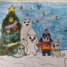 Елизавета Алексеевна Марусева в конкурсе «Новогодняя ёлка для Умки»