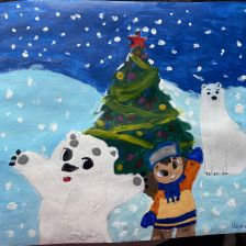 Матеева Анна Евгеньевна в конкурсе «Новогодняя ёлка для Умки»