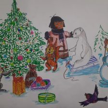 Мария Вдовиченко в конкурсе «Новогодняя ёлка для Умки»