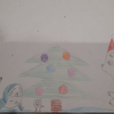 Варя Чистякова в конкурсе «Новогодняя ёлка для Умки»