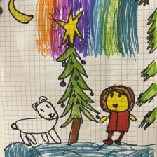 Софья Константиновна Лачугина в конкурсе «Новогодняя ёлка для Умки»