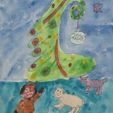 Пелагея Андреевна Змиёва в конкурсе «Новогодняя ёлка для Умки»