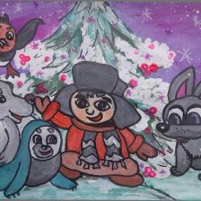 Катя Ивановна Задера в конкурсе «Новогодняя ёлка для Умки»