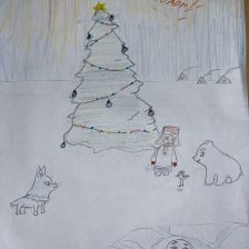 Алина Алексеевна Мотовилова в конкурсе «Новогодняя ёлка для Умки»