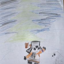 Алёна Маркова в конкурсе «Новогодняя ёлка для Умки»