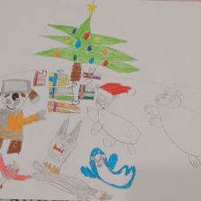 Алëна Андреевна Рыбасова в конкурсе «Новогодняя ёлка для Умки»