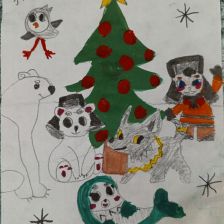 Ксения Александровна Евсеева в конкурсе «Новогодняя ёлка для Умки»