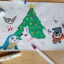 Мария Алексеевна Логинова в конкурсе «Новогодняя ёлка для Умки»