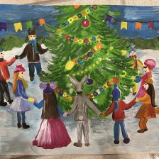 Ульяна Цыпилева в конкурсе «Новогодняя ёлка для Умки»