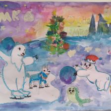 Анна Романовна Желтова в конкурсе «Новогодняя ёлка для Умки»