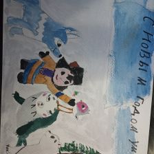 Ева Дмитриевна Игралова в конкурсе «Новогодняя ёлка для Умки»