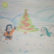 Евгения Андреевна Замкова в конкурсе «Новогодняя ёлка для Умки»