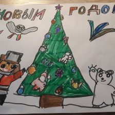 Настя Шило в конкурсе «Новогодняя ёлка для Умки»