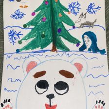 София Алексеевна Хоменко в конкурсе «Новогодняя ёлка для Умки»