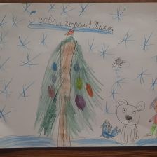 Василиса Максимовна Скачкова в конкурсе «Новогодняя ёлка для Умки»