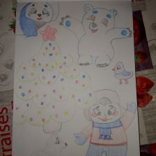 Василиса Артемовна Долгань в конкурсе «Новогодняя ёлка для Умки»