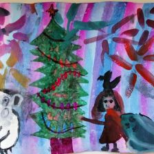 Елизавета Дмитриевна Торгашина в конкурсе «Новогодняя ёлка для Умки»