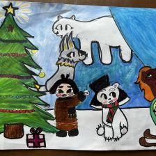 Вероника Евгеньевна Борисова в конкурсе «Новогодняя ёлка для Умки»