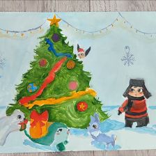 Элина Ильмировна Абсалямова в конкурсе «Новогодняя ёлка для Умки»