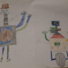 Серёжа и Ксюша Бер в конкурсе «Придумай цифрового помощника»