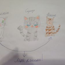 Арина Евгеньевна Толстосумова в конкурсе «Замурчательные рисунки»