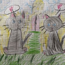 Ева Сергеевна Тевель в конкурсе «Замурчательные рисунки»