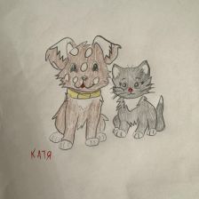 Екатерина в конкурсе «Замурчательные рисунки»