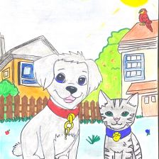 Ева Александровна Корелякова в конкурсе «Замурчательные рисунки»