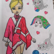 Варвара Александровна Годованюк в конкурсе «Замурчательные рисунки»