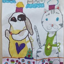 Виктория Крылова в конкурсе «Замурчательные рисунки»