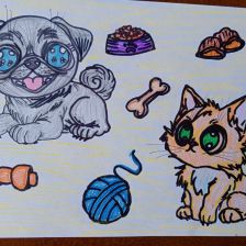 Артем Викторович Мерзликин в конкурсе «Замурчательные рисунки»