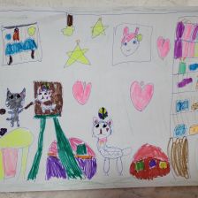 Оля Витальевна Тюрина в конкурсе «Замурчательные рисунки»