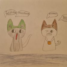 Дарья в конкурсе «Замурчательные рисунки»