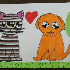 София О Т в конкурсе «Замурчательные рисунки»