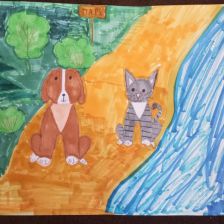 Марьяна Логинова в конкурсе «Замурчательные рисунки»