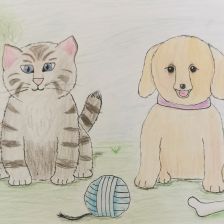 Анна в конкурсе «Замурчательные рисунки»