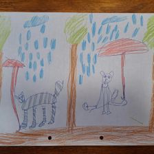 Диана в конкурсе «Замурчательные рисунки»