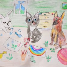 Юлия Марланд в конкурсе «Замурчательные рисунки»