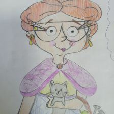 Ангелина Алексеевна Шакирова в конкурсе «Замурчательные рисунки»