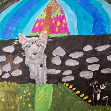 Валерия Андреевна Агапова в конкурсе «Замурчательные рисунки»